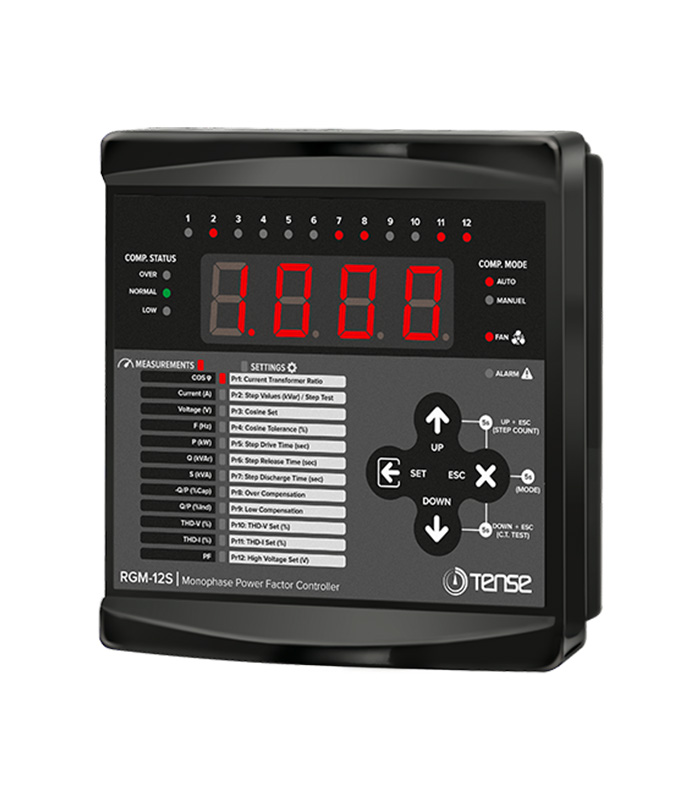 Contrôleur de facteur de puissance monophasé à 12 niveaux