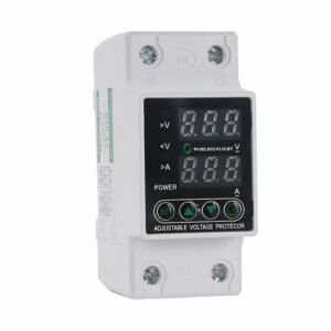 Relais protection sur tension courant 2P 40A