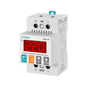 Relais de contrôle de tension monophasé réglable numérique (40A)