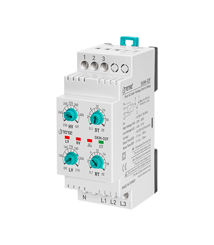 Relais de protection et contrôle de tension triphasé