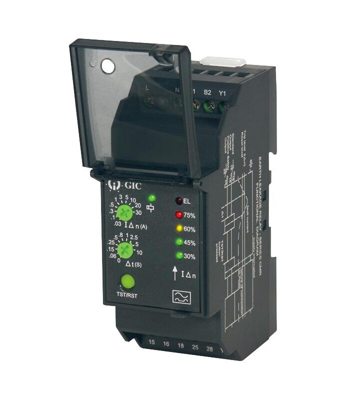 Relais différentiel 30mA-30A 17G715GF2 GIC
