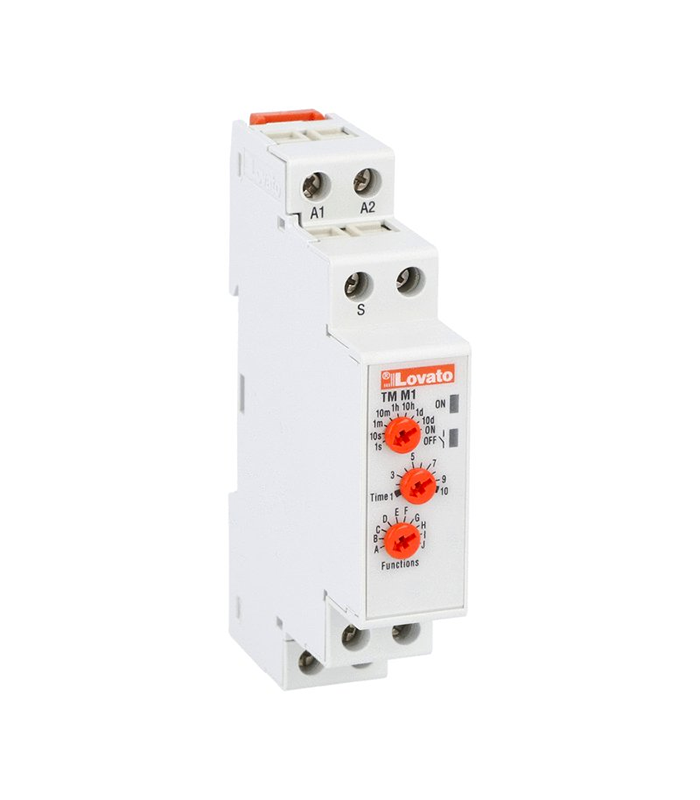 Relais temporisé multifonction 12…240VAC/DC