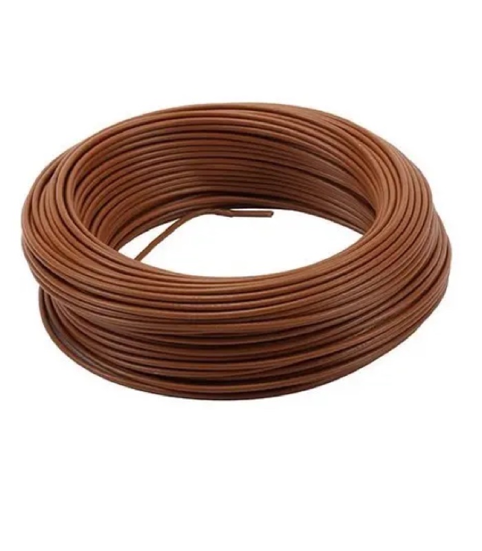 Fil électrique rigide marron 1*2.5mm² CRM