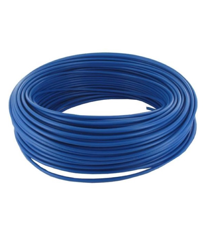 Fil électrique souple bleu 1x6mm²